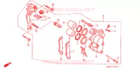 ETRIER DE FREIN AVANT pour Honda NX 250 1988
