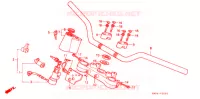 GUIDON pour Honda NX 250 1988