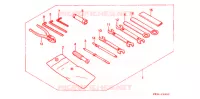 OUTIL pour Honda NX 250 1988