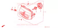 PHARE pour Honda NX 250 1988