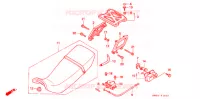 SELLE pour Honda NX 250 1988