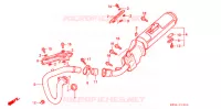 SILENCIEUX D'ECHAPPEMENT pour Honda NX 250 1988