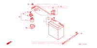 BATTERIE pour Honda NX 250 AX1 1996