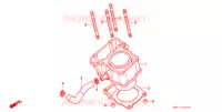 CYLINDRE pour Honda NX 250 AX1 1996