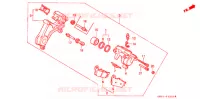 ETRIER DE FREIN ARRIERE pour Honda NX 250 AX1 1996