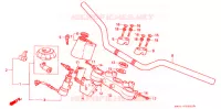GUIDON   TE DE FOURCHE pour Honda NX 250 AX1 1996