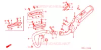 SILENCIEUX D'ECHAPPEMENT pour Honda NX 250 AX1 1996