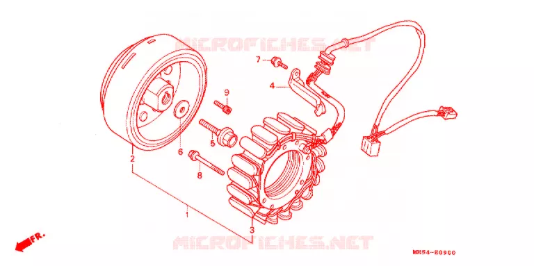ALTERNATEUR Honda MOTO 800 PC800 1994  PC800R