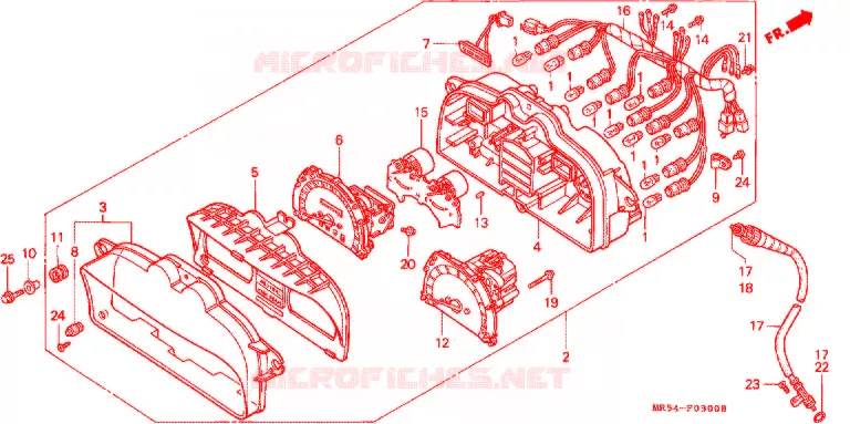 COMPTEUR Honda MOTO 800 PC800 1995  PC800S