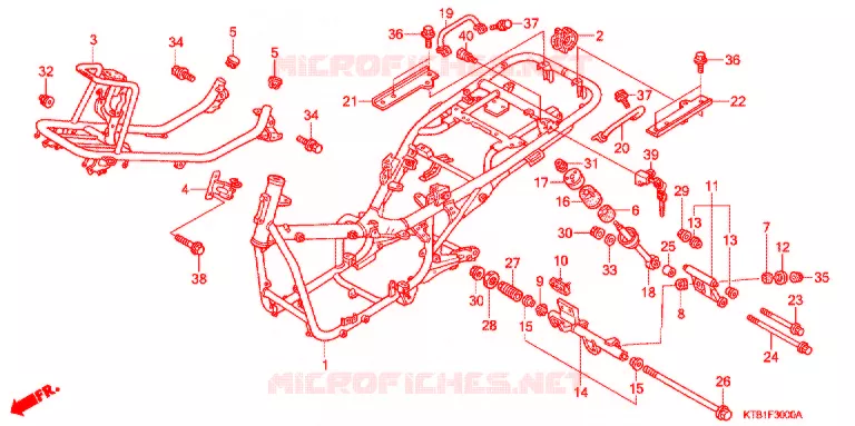 CADRE Honda MOTO 250 other-models 2004  PS2504