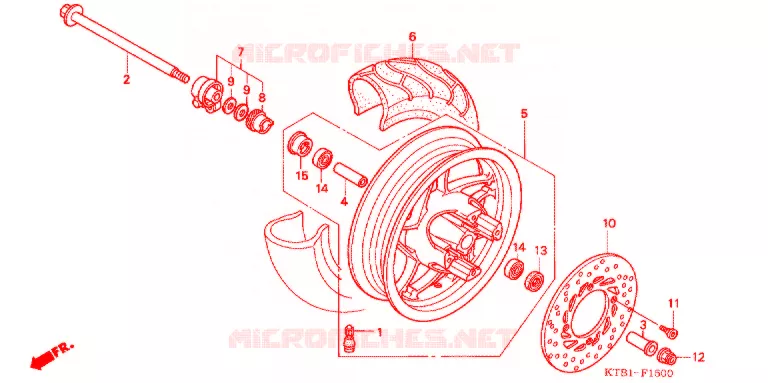 ROUE AVANT Honda MOTO 250 other-models 2004  PS2504