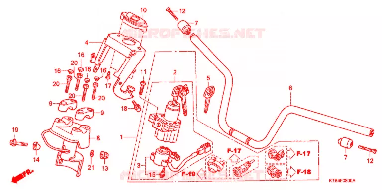 GUIDON Honda MOTO 250 other-models 2005  PS2505_A