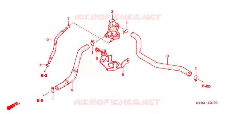 VALVE DE COMMANDE D'INJECTION D'AIR Honda MOTO 250 other-models 2006  PS2506