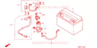 BATTERIE pour Honda RVF 400 1997
