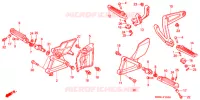REPOSE PIED pour Honda RVF 400 1997