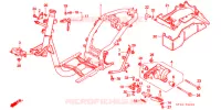 CADRE pour Honda VISION MET IN 50 1993
