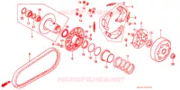 EMBRAYAGE pour Honda VISION MET IN 50 1993