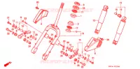 FOURCHE pour Honda SA 50 ELITE S 1996