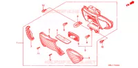 FEUX ARRIERE pour Honda 50 LIVE DIO WHITE 1994