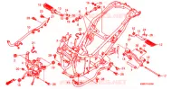 CADRE pour Honda FAZE 250 ABS 2009