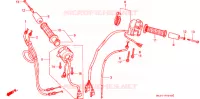 COMMODOS   POIGNEES pour Honda ST 1100 1996