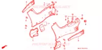COUVERCLES LATERAUX pour Honda ST 1100 1996