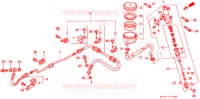 MAITRE CYLINDRE DE FREIN ARRIERE pour Honda ST 1100 1996