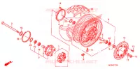 ROUE ARRIERE pour Honda ST 1300 ABS 2007