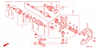 ARBRE DE ROUE AVANT (4WD) pour Honda FOURTRAX 420 RANCHER 4X4 Electric Shift CAMO 2008