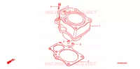 CYLINDRE pour Honda FOURTRAX 420 RANCHER 4X4 Electric Shift CAMO 2008