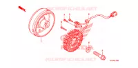 ALTERNATEUR pour Honda FOURTRAX 420 RANCHER 4X4 Electric Shift CAMO 2009