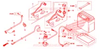 BATTERIE pour Honda FOURTRAX 420 RANCHER 4X4 Electric Shift CAMO 2009