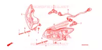 PHARE pour Honda FOURTRAX 420 RANCHER 4X4 Electric Shift CAMO 2009