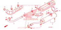SILENCIEUX D'ECHAPPEMENT pour Honda FOURTRAX 420 RANCHER 4X4 Electric Shift CAMO 2009
