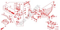 MAITRE CYLINDRE DE FREIN AVANT pour Honda FOURTRAX 420 RANCHER 4X4 Manual Shift 2014
