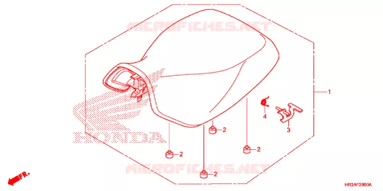 SELLE Honda ATV 420 FOURTRAX 2015  TRX420FM2F
