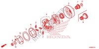 ROUE LIBRE DE DEMARREUR pour Honda FOURTRAX 420 RANCHER 4X4 EPS Manual Shift CAMO 2016