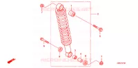 AMORTISSEUR ARRIERE pour Honda FOURTRAX 420 RANCHER 4X4 Manual Shift 2008