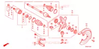 ARBRE DE ROUE AVANT (4WD) pour Honda FOURTRAX 420 RANCHER 4X4 Manual Shift 2008