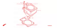 CYLINDRE pour Honda FOURTRAX 420 RANCHER 4X4 Manual Shift 2008