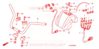 GUIDON (1) pour Honda FOURTRAX 420 RANCHER 4X4 Manual Shift 2008