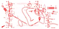 LEVIER DE GUIDON   CABLE   COMMODO pour Honda FOURTRAX 420 RANCHER 4X4 Manual Shift 2008