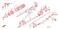 BARILLET DE SELECTION pour Honda FOURTRAX 420 RANCHER 4X4 Manual Shift 2008
