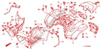 GARDE BOUE ARRIERE pour Honda FOURTRAX 420 RANCHER 4X4 Manual Shift 2008