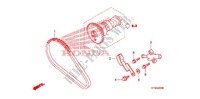 CHAINE DE DISTRIBUTION   TENDEUR pour Honda FOURTRAX 420 RANCHER 4X4 Manual Shift 2009