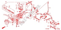 MAITRE CYLINDRE DE FREIN AVANT pour Honda FOURTRAX 420 RANCHER 4X4 Manual Shift 2009
