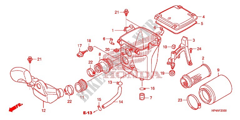 FILTRE A AIR pour Honda FOURTRAX 420 RANCHER 4X4 Manual Shift 2009