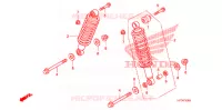 AMORTISSEUR ARRIERE pour Honda FOURTRAX 420 RANCHER AT PS CAMO 2010