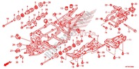 CADRE pour Honda FOURTRAX 420 RANCHER 4X4 AT PS CAMO 2012