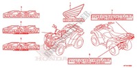AUTOCOLLANTS pour Honda FOURTRAX 420 RANCHER 4X4 AT PS 2012